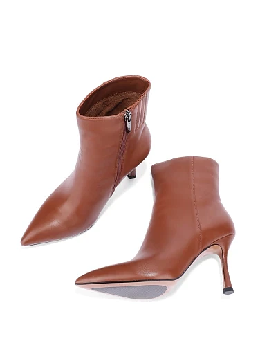 Жіночі черевики Mia May шкіряні коричневі(2316-17) - фото 3 - Miraton