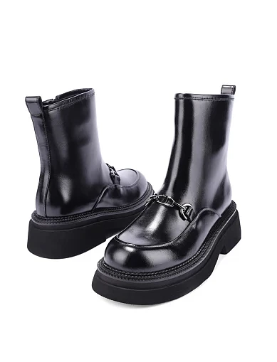 Жіночі черевики MIRATON чорні(318-11) - фото 2 - Miraton