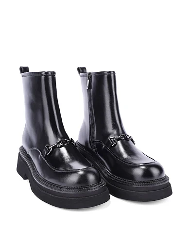 Жіночі черевики MIRATON чорні(318-11) - фото 3 - Miraton