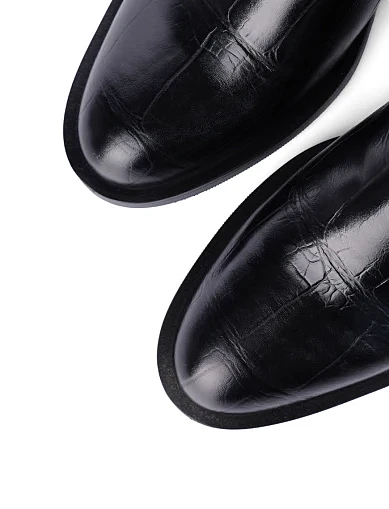 Женские сапоги Attizzare кожаные черные - фото 5 - Miraton