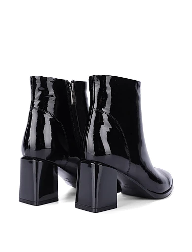 Женские ботинки Attizzare из наплака черные - фото 5 - Miraton