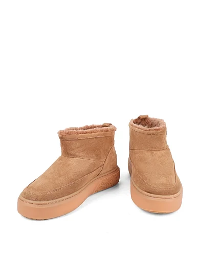 Жіночі уггі Pinko замшеві бежеві(SS0105P055MC0) - фото 2 - Miraton