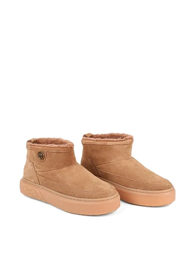 Жіночі уггі Pinko замшеві бежеві(SS0105P055MC0) - фото 3 - Miraton