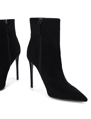 Жіночі черевики MiaMay велюрові чорні(2618-0502-2R) - фото 2 - Miraton