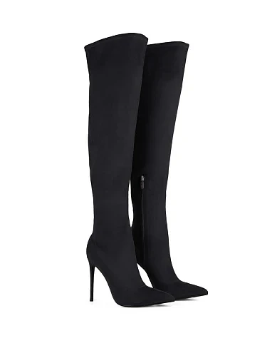 Жіночі ботфорти Mia May чорні(2618-2201-2R) - фото 3 - Miraton