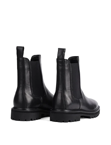 Жіночі черевики челсі MIRATON шкіряні чорні(DS51-1) - фото 4 - Miraton