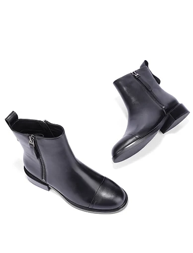 Женские ботинки Attizzare кожаные черные - фото 2 - Miraton