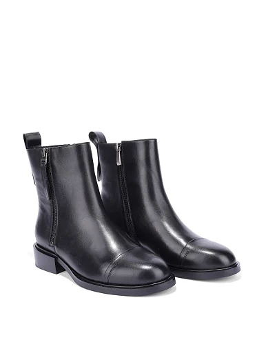 Женские ботинки Attizzare кожаные черные - фото 3 - Miraton