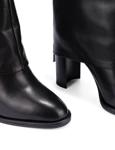 Женские ботинки Attizzare кожаные черные - фото 5 - Miraton