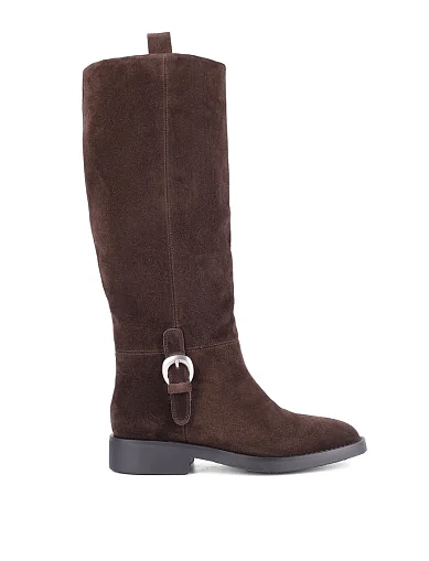 Жіночі чоботи MIRATON велюрові коричневі(RY929K-16Y3) - фото 1 - Miraton