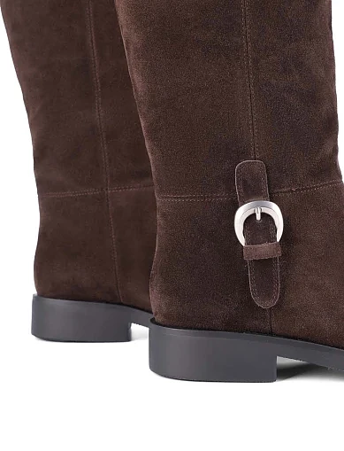 Жіночі чоботи MIRATON велюрові коричневі(RY929K-16Y3) - фото 2 - Miraton