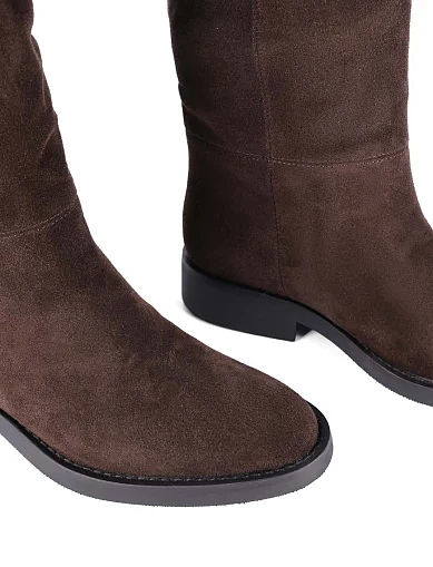 Жіночі чоботи MIRATON велюрові коричневі(RY929K-16Y3) - фото 5 - Miraton