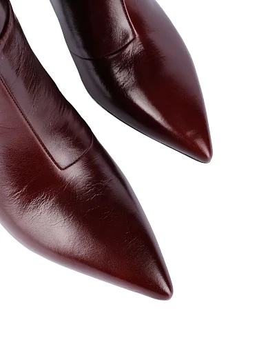 Жіночі чоботи MIRATON бордові(S2532D-5171) - фото 5 - Miraton