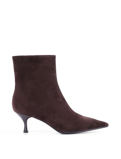 Жіночі черевики Mia May велюрові коричневі(S2540T-160) - фото 1 - Miraton