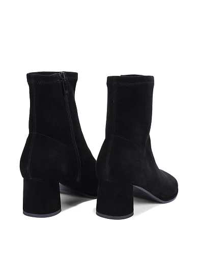 Женские ботинки MIRATON велюровые черные - фото 5 - Miraton