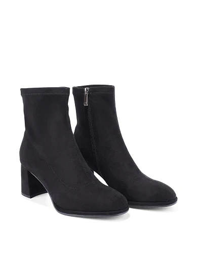 Женские ботинки Attizzare из искусственной замши черные - фото 3 - Miraton