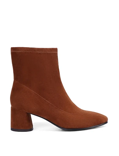 Жіночі черевики Attizzare велюрові коричневі(SZ24131T-1601) - фото 1 - Miraton