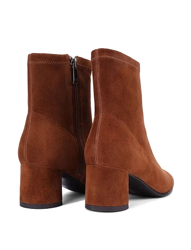 Жіночі черевики Attizzare велюрові коричневі(SZ24131T-1601) - фото 4 - Miraton