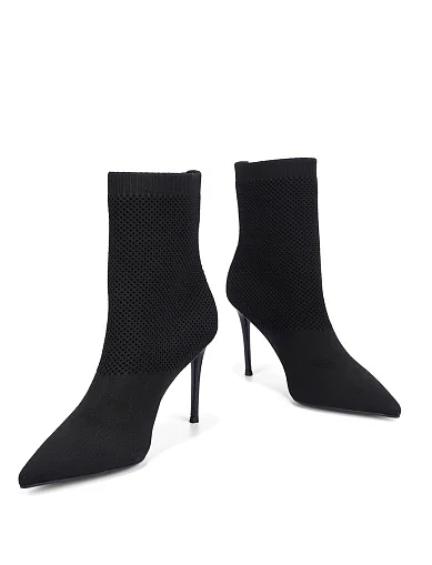 Жіночі черевики MiaMay тканинні чорні(JD292-16) - фото 2 - Miraton