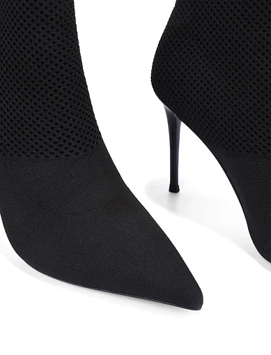 Жіночі черевики MiaMay тканинні чорні(JD292-16) - фото 5 - Miraton