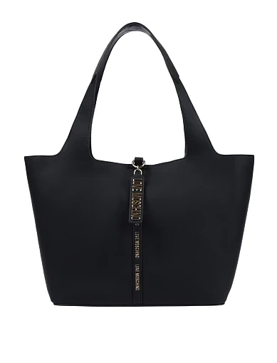 Женская сумка тоут из экокожи черная - фото 1 - Miraton