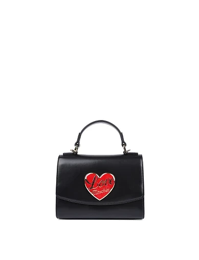 Женская сумка Love Moschino из экокожи черная - фото 1 - Miraton