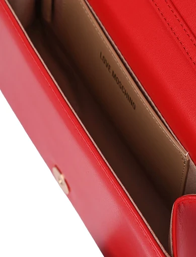 Женская сумка кросс-боди из экокожи красная - фото 5 - Miraton