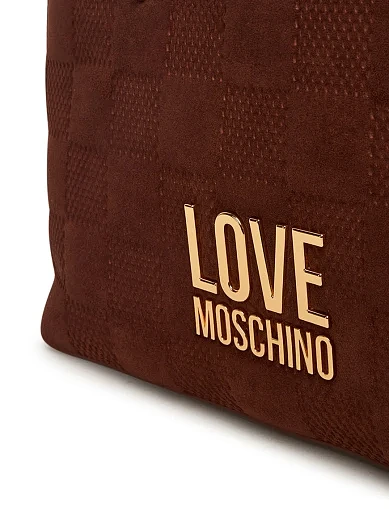 Жіноча сумка шоппер з екошкіри коричнева(JC4123PP0NKB120A) - фото 5 - Miraton