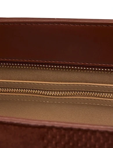 Жіноча сумка шоппер з екошкіри коричнева(JC4123PP0NKB120A) - фото 6 - Miraton