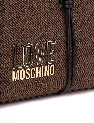 Женская сумка из экокожи коричневая - фото 5 - Miraton