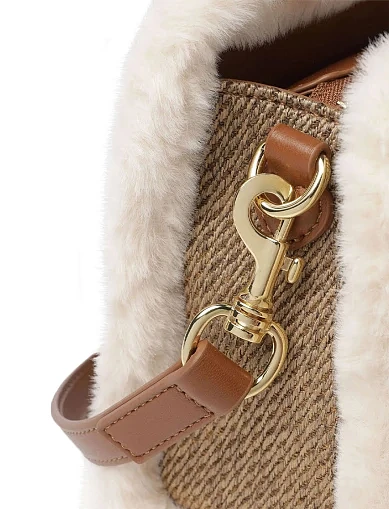 Жіноча сумка з екошкіри бежева(JC4387PP0NKH120A) - фото 4 - Miraton