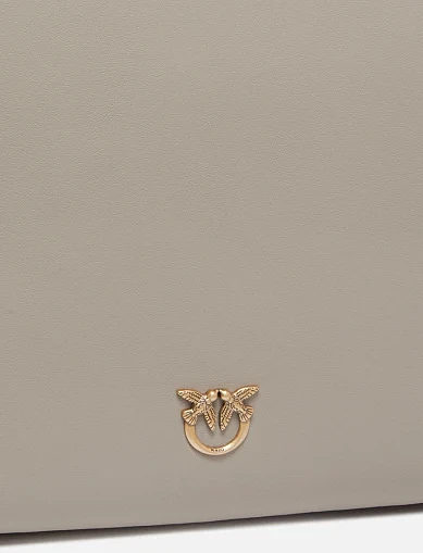 Женская сумка через плечо кожаная серая - фото 4 - Miraton