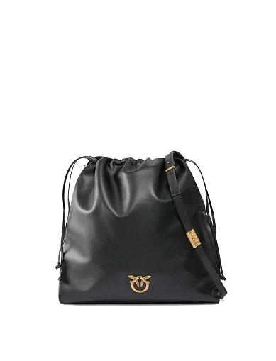 Жіноча сумка шоппер шкіряна чорна(105360 A0QO/Z99Q) - фото 1 - Miraton