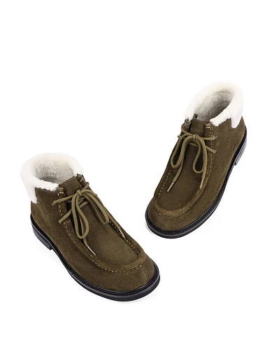 Женские ботинки MIRATON велюровые - фото 2 - Miraton