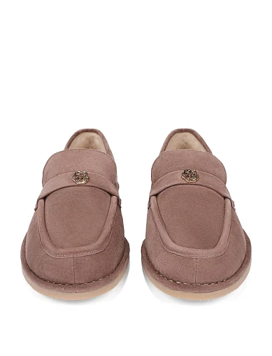 Жіночі сліпери велюрові бежеві(202-24104-5-1) - фото 5 - Miraton