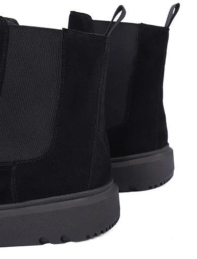 Жіночі черевики челсі Attizzare велюрові чорні(206-705H-908) - фото 5 - Miraton