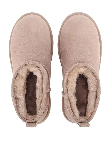 Женские угги MIRATON бежевые - фото 3 - Miraton