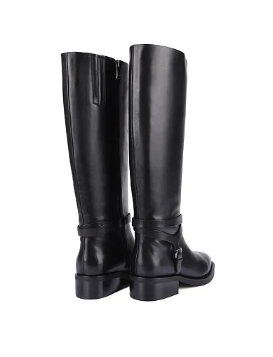 Женские сапоги Attizzare кожаные черные - фото 5 - Miraton