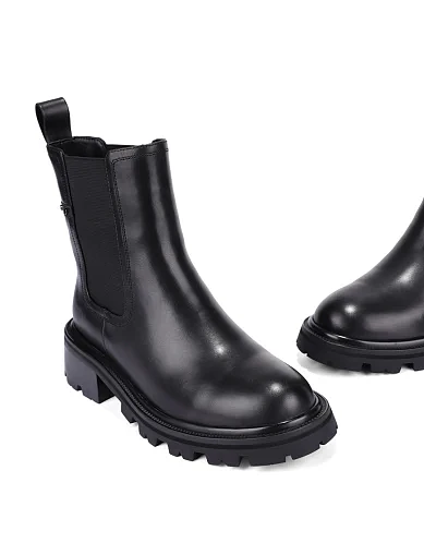 Женские ботинки челси Attizzare кожаные черные - фото 3 - Miraton