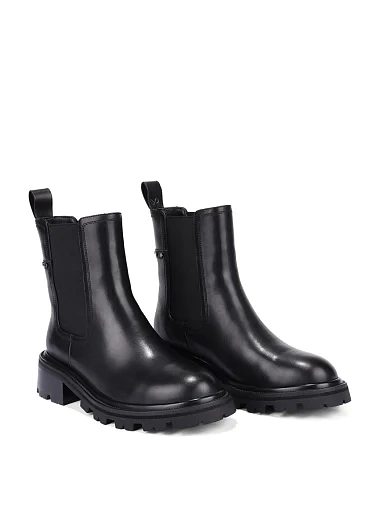 Женские ботинки челси Attizzare кожаные черные - фото 4 - Miraton