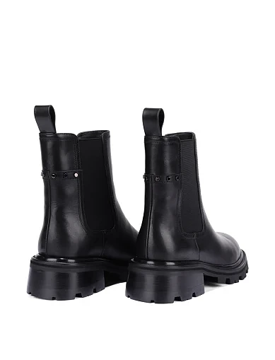 Женские ботинки челси Attizzare кожаные черные - фото 5 - Miraton