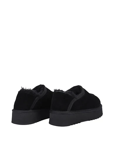 Женские угги велюровые черные - фото 4 - Miraton