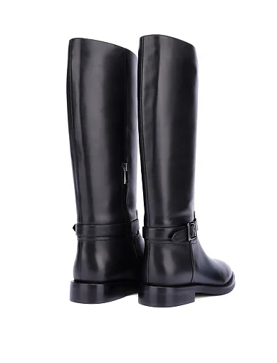 Женские сапоги Attizzare кожаные черные - фото 4 - Miraton