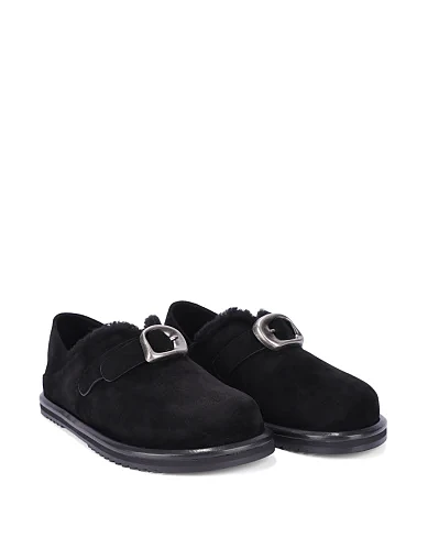 Женские туфли MIRATON велюровые черные - фото 3 - Miraton