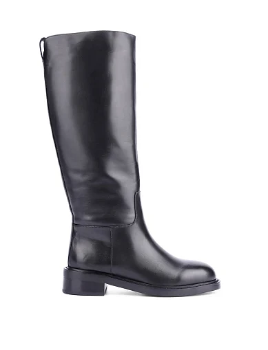 Женские сапоги челси Attizzare кожаные черные - фото 1 - Miraton