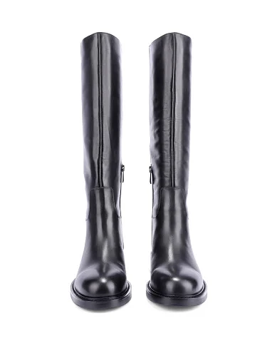 Женские сапоги челси Attizzare кожаные черные - фото 2 - Miraton