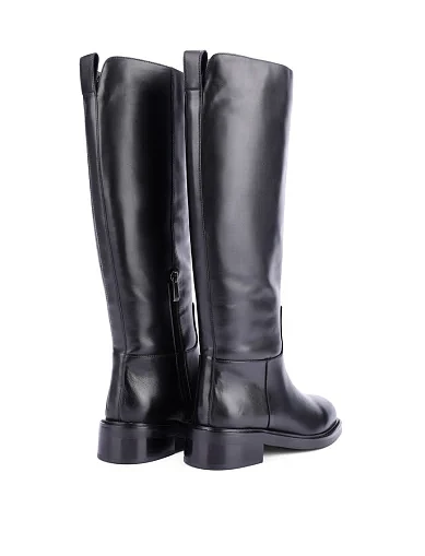 Женские сапоги челси Attizzare кожаные черные - фото 4 - Miraton