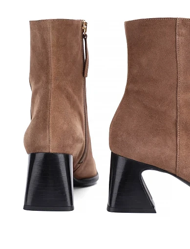 Женские ботинки Angel Alarcon замшевые коричневые - фото 2 - Miraton