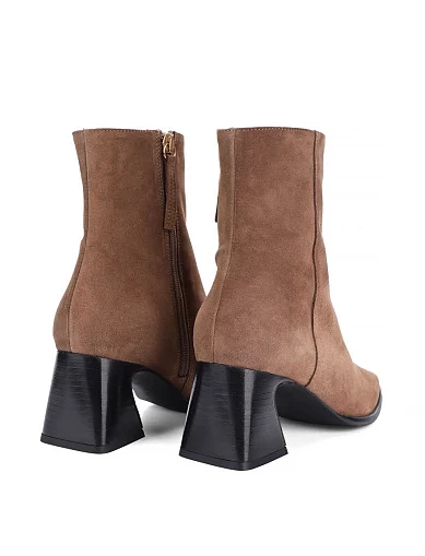 Женские ботинки Angel Alarcon замшевые коричневые - фото 4 - Miraton