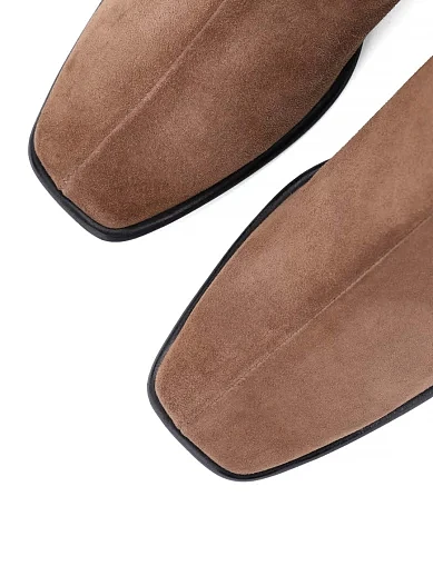 Женские ботинки Angel Alarcon замшевые коричневые - фото 5 - Miraton